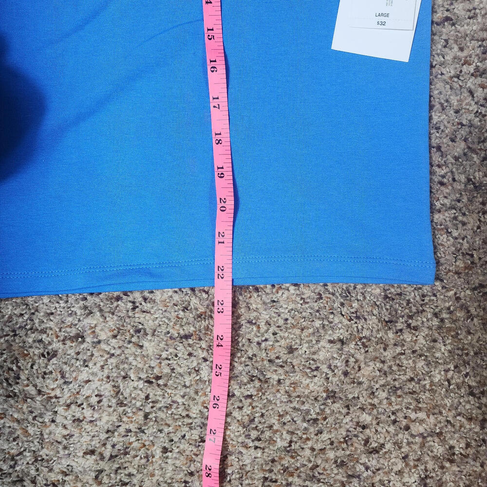Women's Sports Illustrated Varsity Tank Top Bright Blue Size Large - Picture 6 of 6